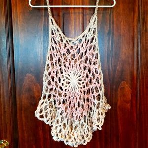 Hand Crocheted Mandala Tank